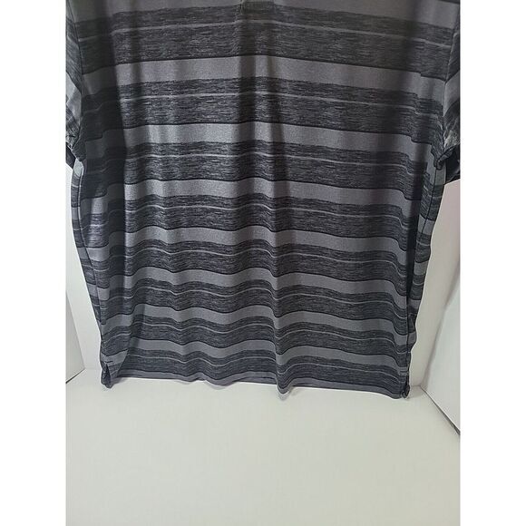Ben Hogan Golf Polo Shirt Men's‎ Size XL Gray Striped Short Sleeve Moisture Wick - Picture 3 of 9